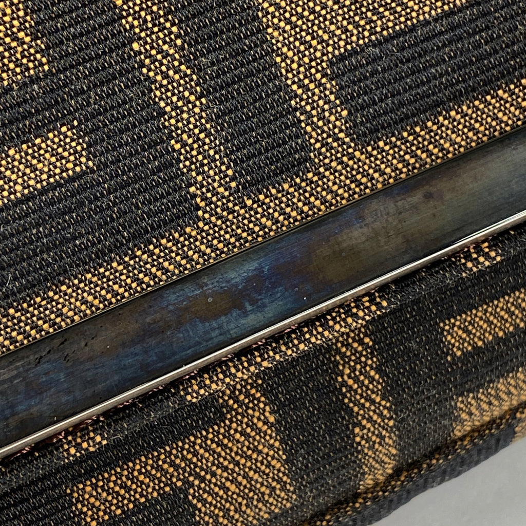 フェンディ ズッカ柄 ショルダーバッグ ハンドバッグ ショルダーバッグ キャンバス ブラウン 26640 レディース 【中古】 brbag