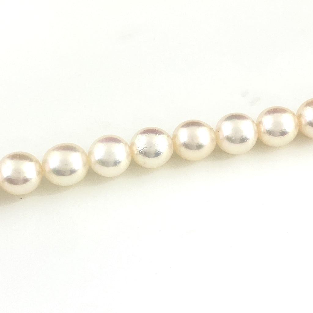 ミキモト パール デザインネックレス silver 真珠 ペンダント ネックレス K18 SV パール レディース 【中古】brjwl