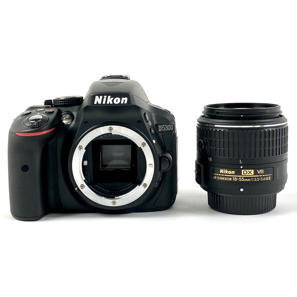 ニコン Nikon D5300 18-55 VR II レンズキット ブラック デジタル 一眼レフカメラ 【中古】