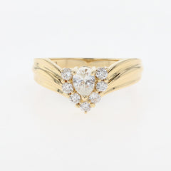 K18 YG ダイヤモンド リング 12号 0.51CT レディース 中古 在庫一掃 nbjwl