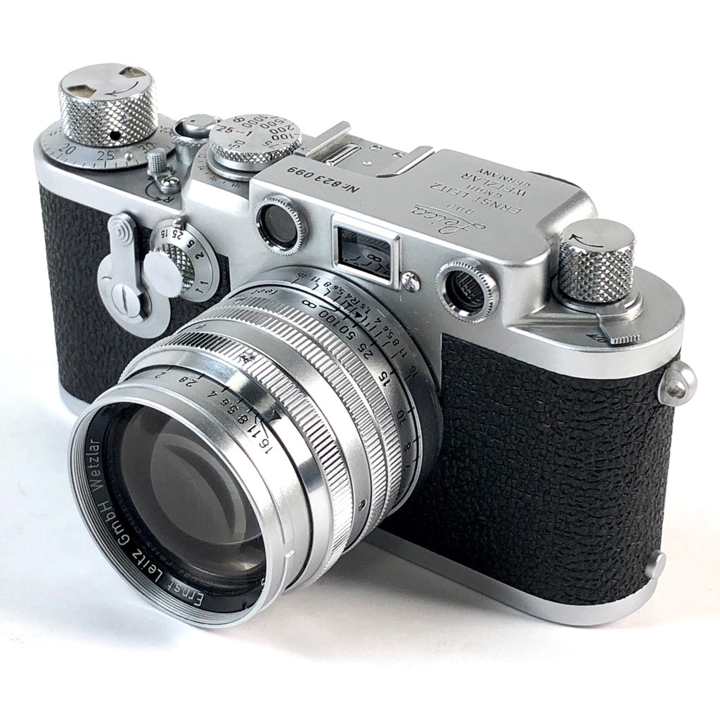 ライカ LEICA IIIf レッドシンクロ (セルフ付) + Summarit 50mm F1.5 フィルム レンジファインダーカメラ 【中古】