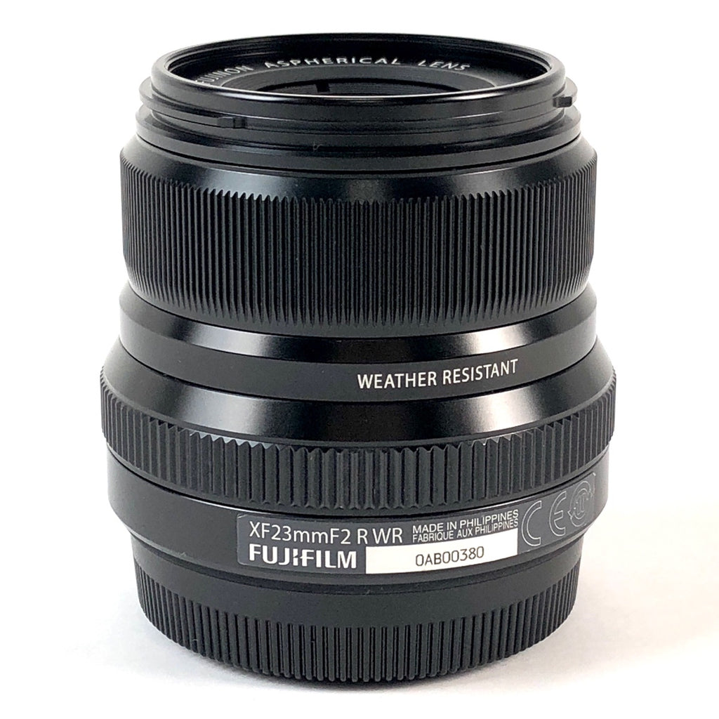 富士フイルム FUJIFILM XF 23mm F2 R WR ブラック 一眼カメラ用レンズ（オートフォーカス） 【中古】