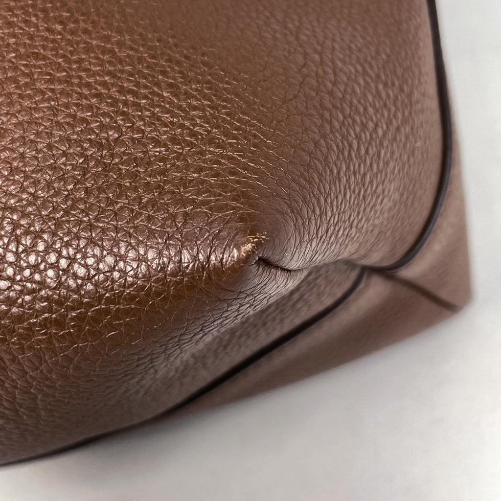 プラダ ロゴ ハンドバッグ 2WAY ショルダーバッグ ハンドバッグ レザー ブラウン レディース 【中古】brbag