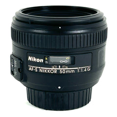 ニコン Nikon AF-S NIKKOR 50mm F1.4G 一眼カメラ用レンズ（オートフォーカス） 【中古】