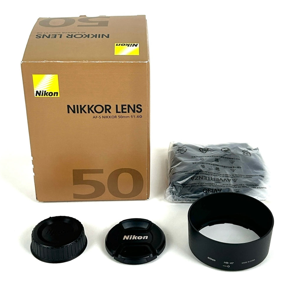 ニコン Nikon AF-S NIKKOR 50mm F1.4G 一眼カメラ用レンズ（オートフォーカス） 【中古】