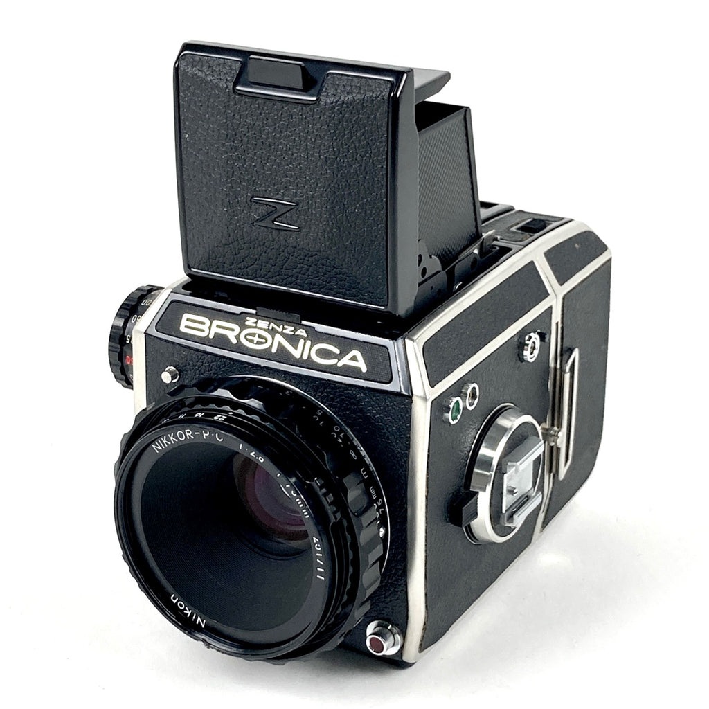 ゼンザブロニカ Zenza Bronica EC + NIKKOR-P.C 75mm F2.8 中判カメラ 【中古】