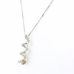 メレダイヤ デザインネックレス WG ホワイトゴールド ペンダント ネックレス K18 WG ダイヤモンド レディース 【中古】nbjwl