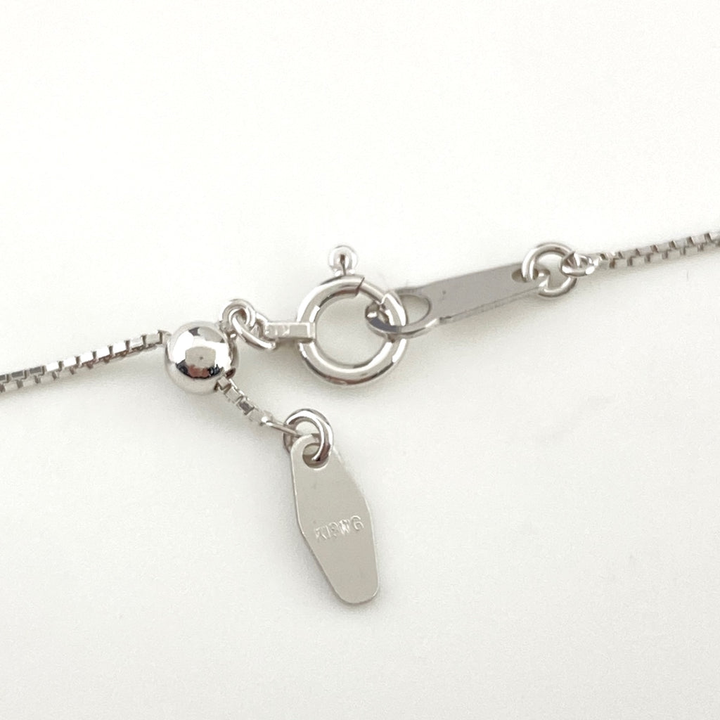 メレダイヤ デザインネックレス WG ホワイトゴールド ペンダント ネックレス K18 WG ダイヤモンド レディース 【中古】nbjwl