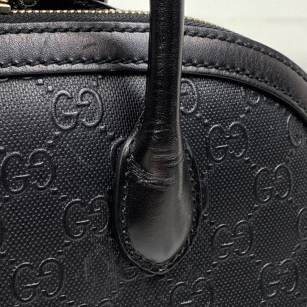 グッチ GG柄 ハンドバッグ スタッズ ハンドバッグ レザー ブラック 384688 レディース 【中古】brbag