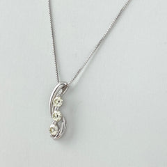 K18 WG ダイヤモンド ネックレス 0.532CT レディース 中古 在庫一掃 nbjwl