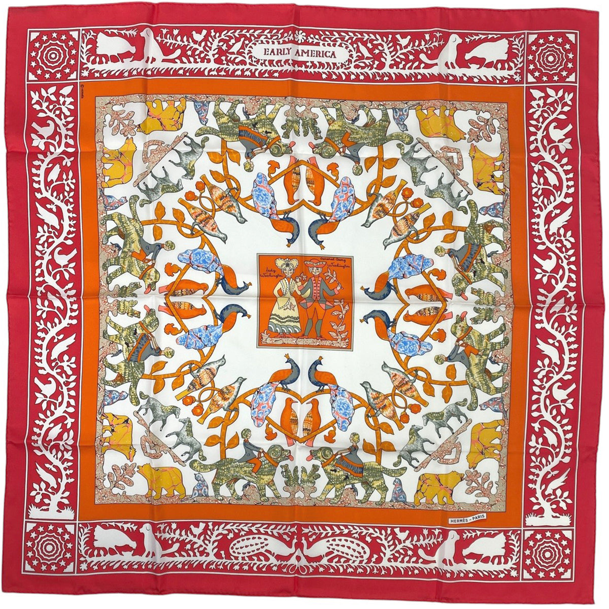 ラッピング可】エルメス HERMES カレ 90 CIRQUE MOLIER 親しかっ