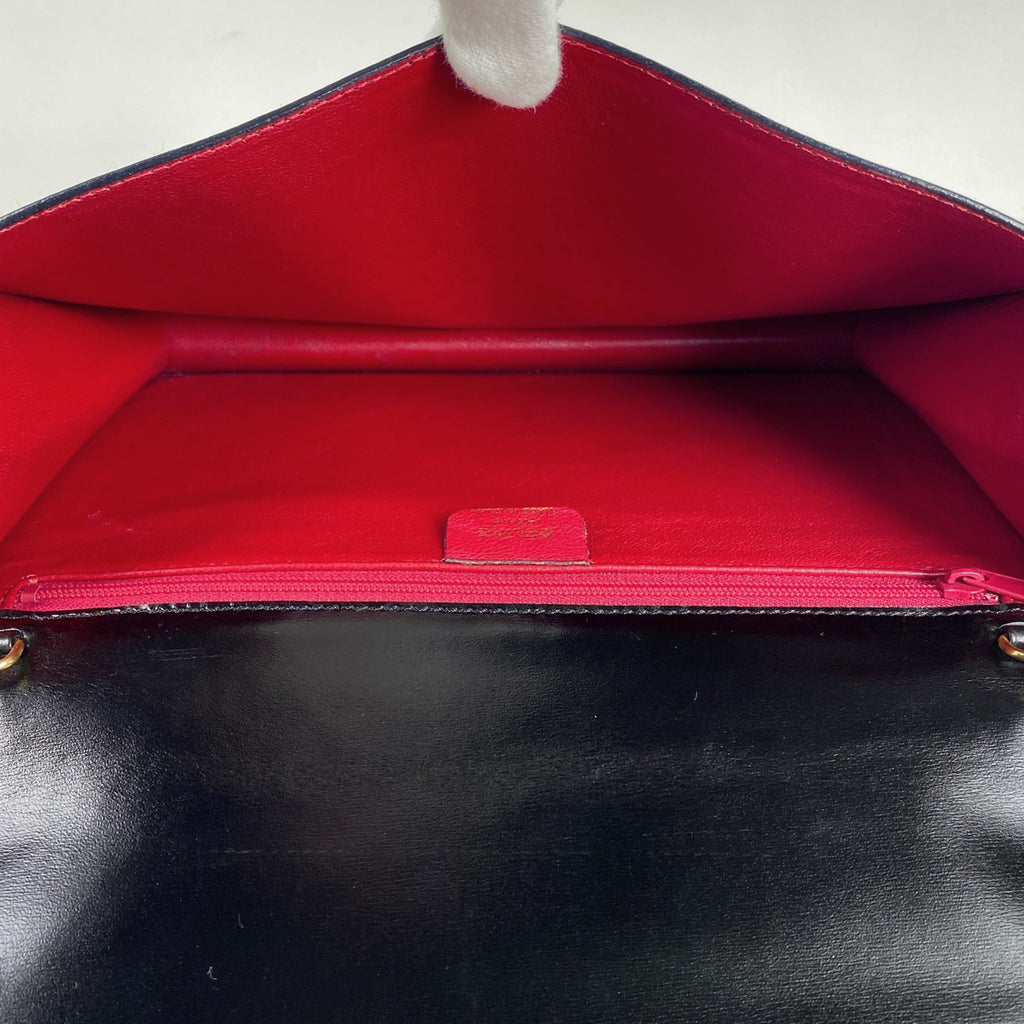 セリーヌ スターボール ショルダーバッグ ロゴ 2WAY クラッチバッグ ショルダーバッグ レザー ブラック レディース 【中古】 brbag