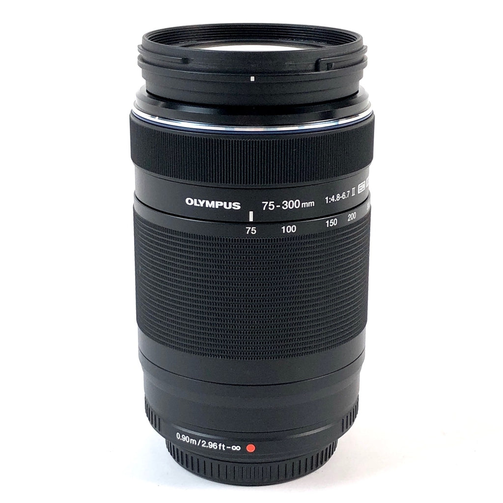 オリンパス OLYMPUS M.ZUIKO DIGITAL ED 75-300mm F4.8-6.7 II 一眼カメラ用レンズ（オートフォーカス） 【中古】