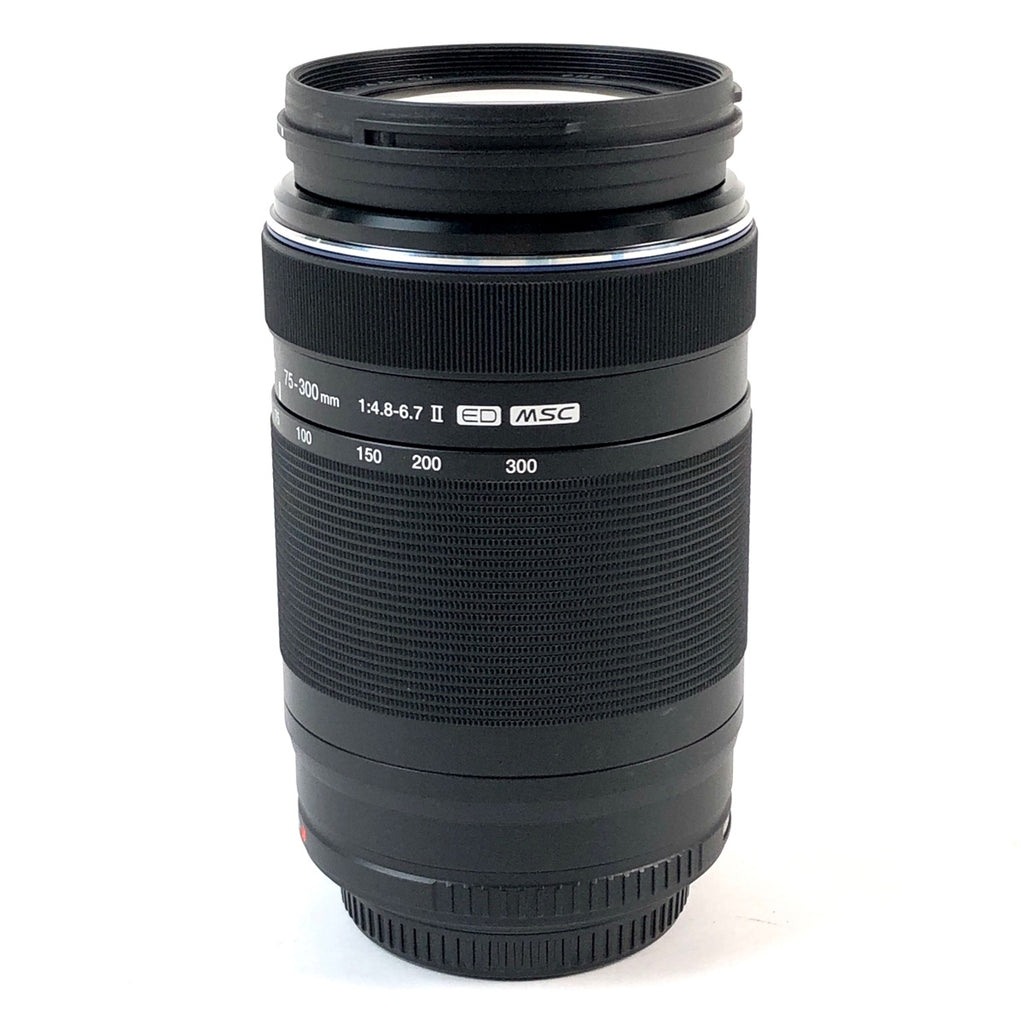 オリンパス OLYMPUS M.ZUIKO DIGITAL ED 75-300mm F4.8-6.7 II 一眼カメラ用レンズ（オートフォーカス） 【中古】