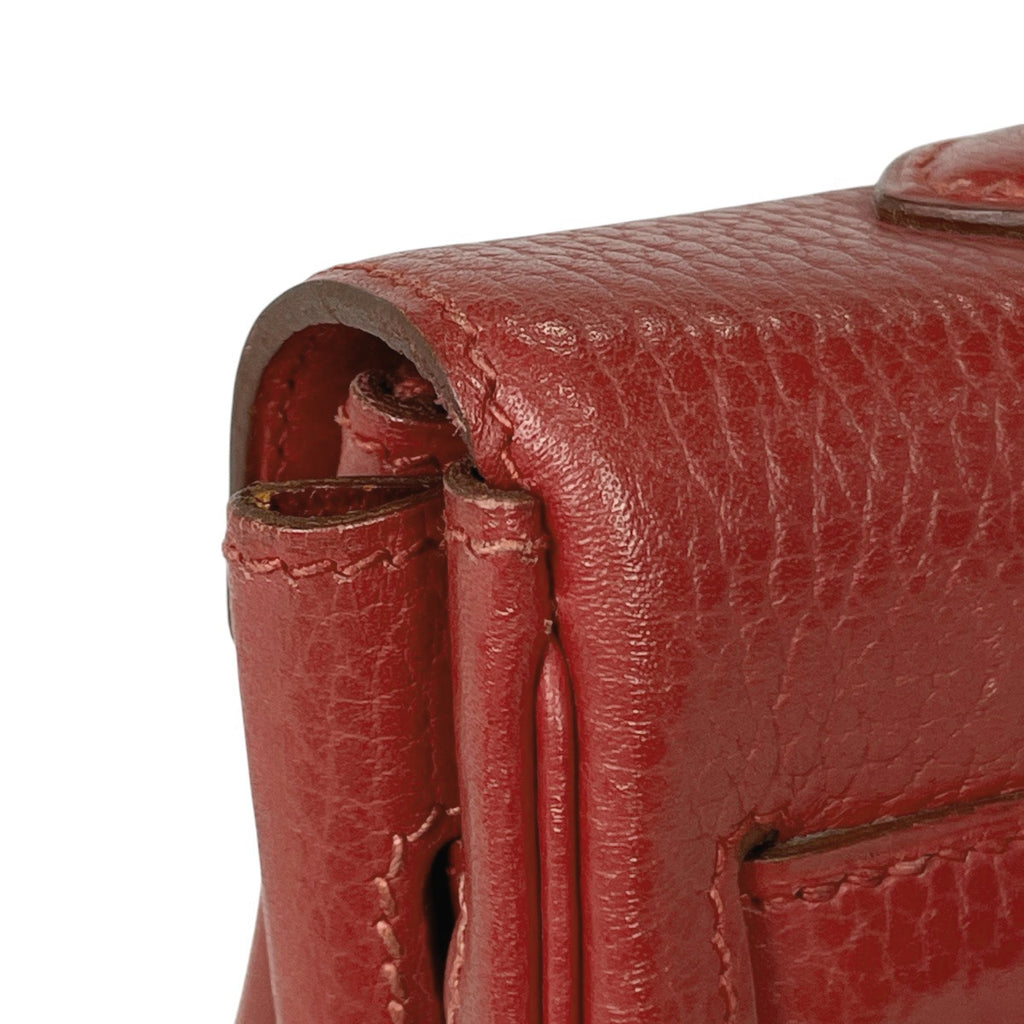 エルメス ケリー 35 内縫い 2WAY ショルダーバッグ ハンドバッグ アルデンヌ ルージュヴィフ 〇W レディース 【中古】brbag