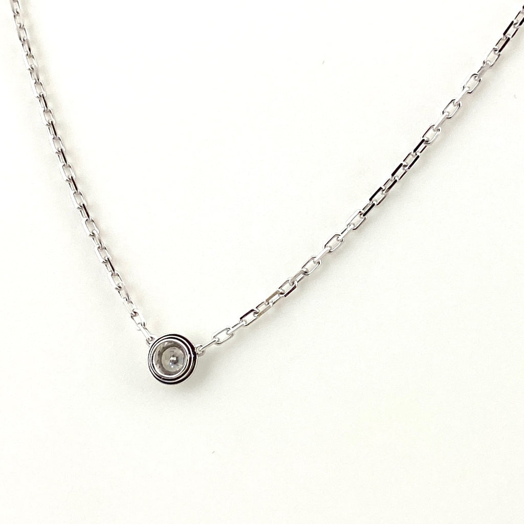 カルティエ ダムール SM ネックレス ペンダント ダイヤモンド ネックレス 750 ダイヤモンド レディース 【中古】brjwl