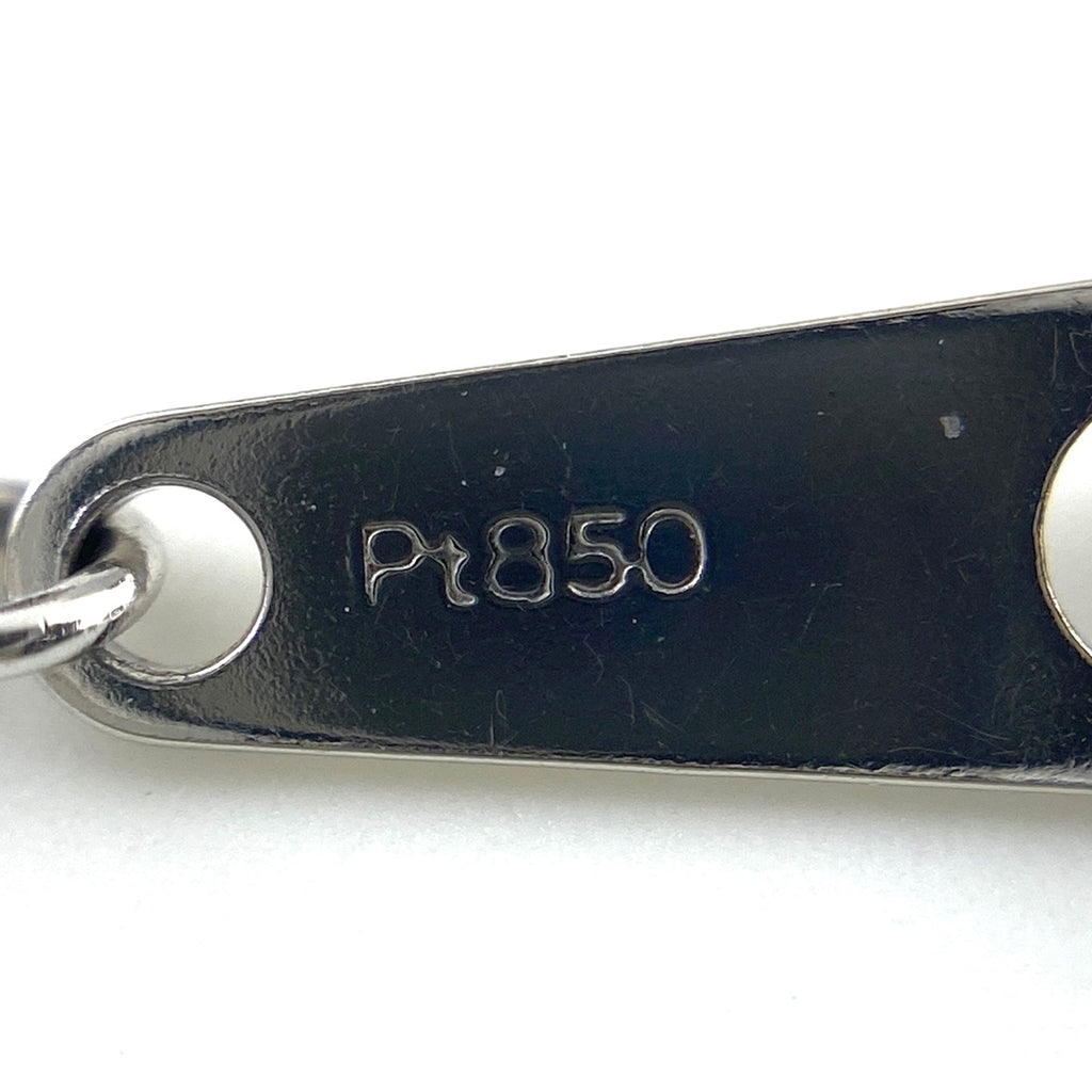 ダイヤモンド デザインネックレス プラチナ ペンダント メレダイヤ ネックレス Pt900 Pt850 ダイヤモンド レディース 【中古】nbjwl