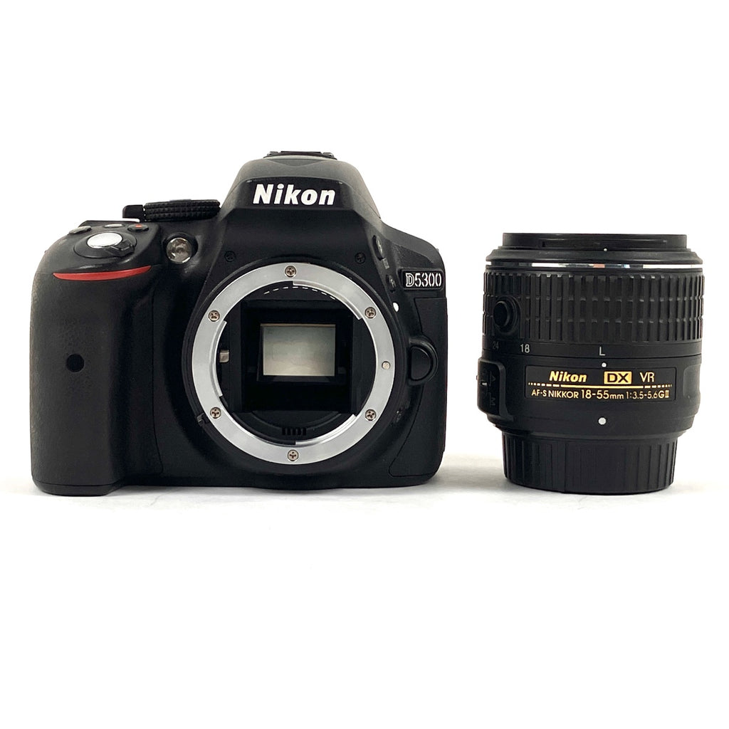 バイセル公式】ニコン Nikon D5300 18-55 VR II レンズキット ブラック デジタル 一眼レフカメラ 【中古】 - バイセルブランシェ