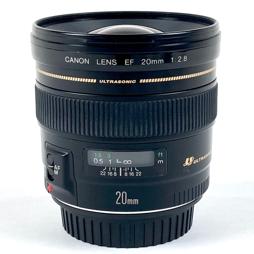 キヤノン Canon EF 20mm F2.8 USM 一眼カメラ用レンズ（オートフォーカス） 【中古】