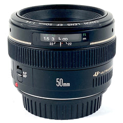 キヤノン Canon EF 50mm F1.4 USM 一眼カメラ用レンズ（オートフォーカス） 【中古】