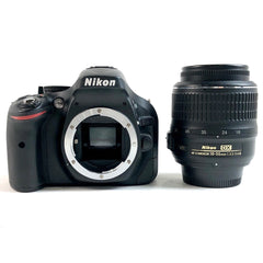 ニコン Nikon D5200 18-55 VR レンズキット ブラック デジタル 一眼レフカメラ 【中古】