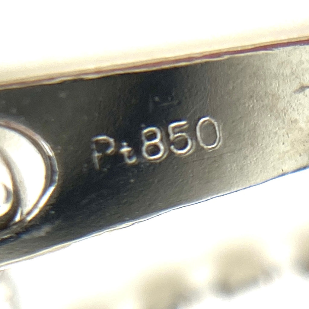 フラワーモチーフ デザインネックレス プラチナ ペンダント 花 メレダイヤ ネックレス Pt900 Pt850 ダイヤモンド レディース 【中古】nbjwl