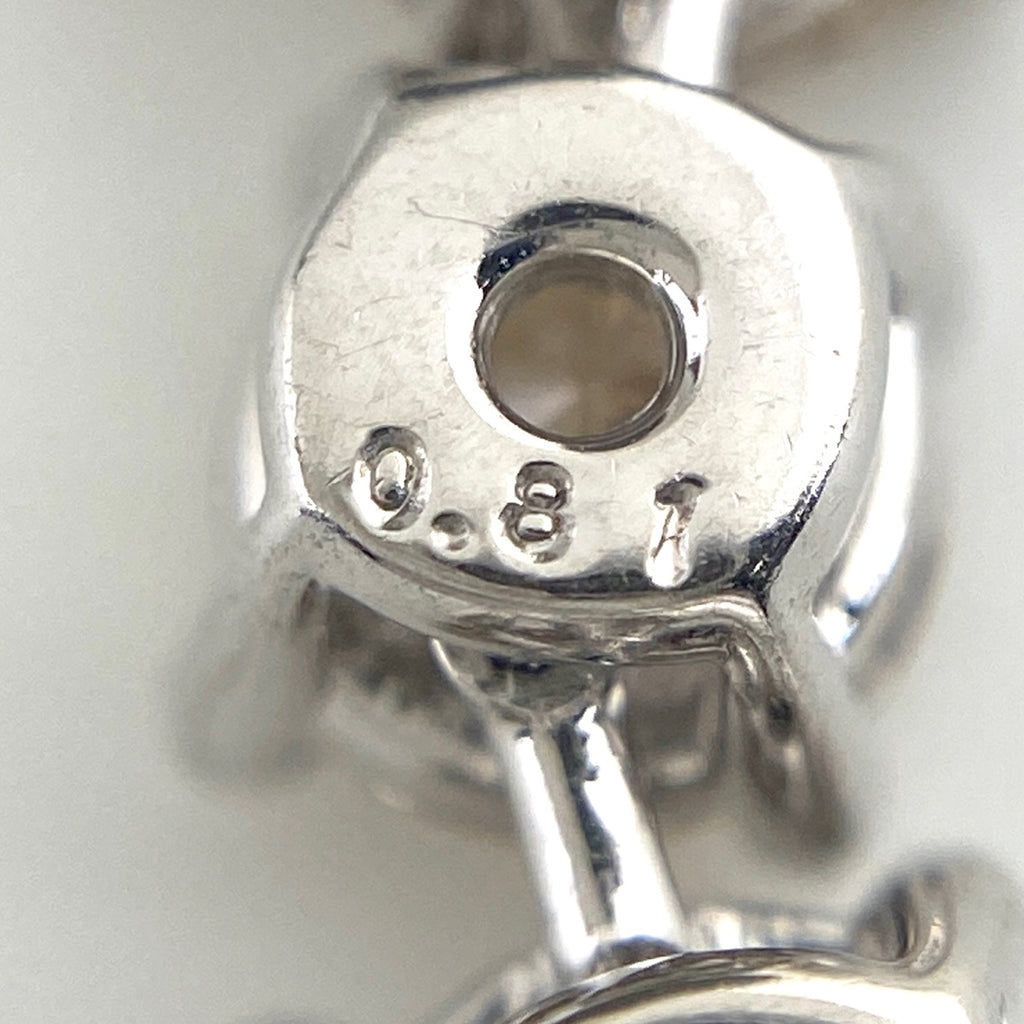 ダイヤモンド デザインネックレス プラチナ ペンダント ネックレス Pt900 Pt850 ダイヤモンド レディース 【中古】nbjwl