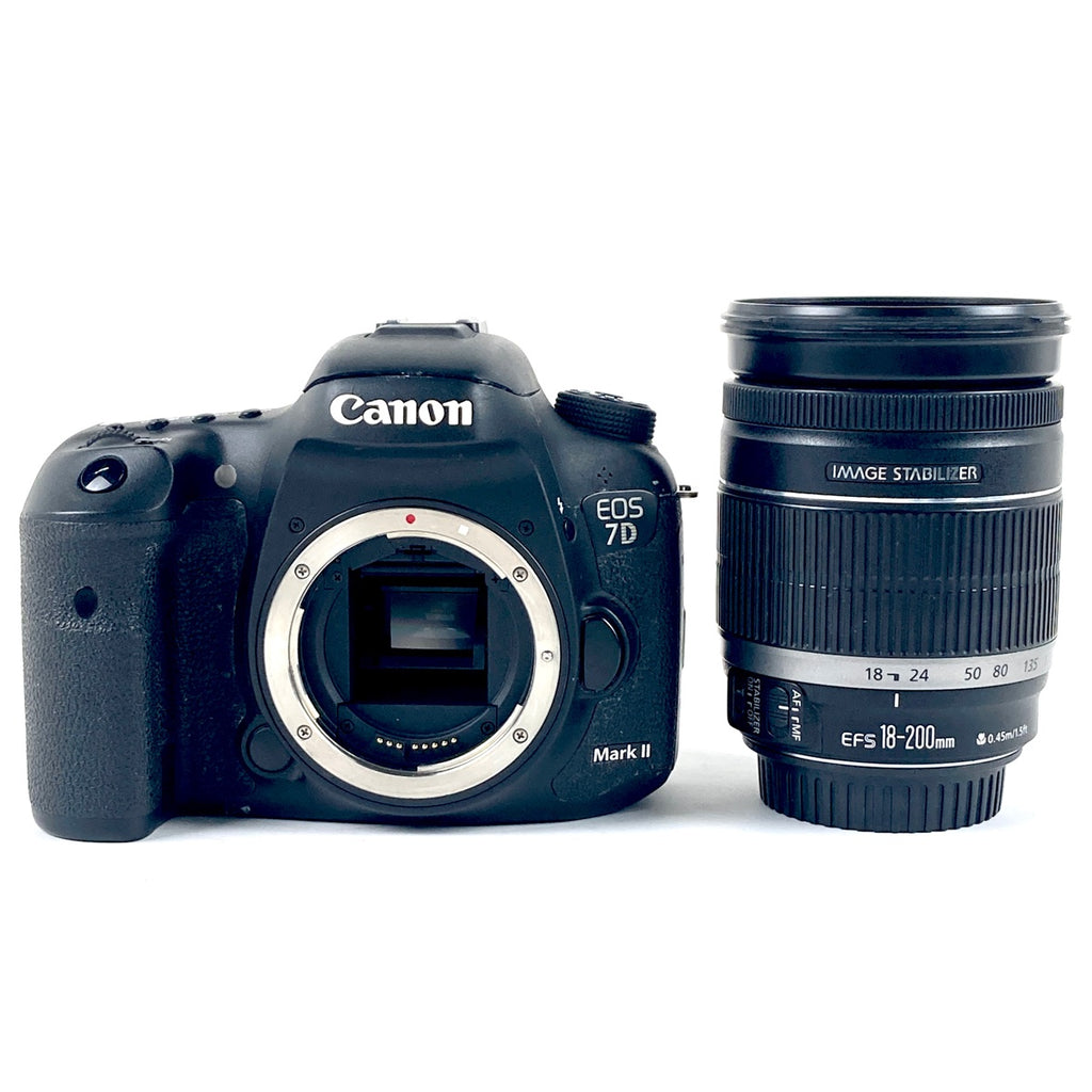 キヤノン Canon EOS 7D Mark II ＋ EF-S 18-200mm F3.5-5.6 IS デジタル 一眼レフカメラ 【中古】