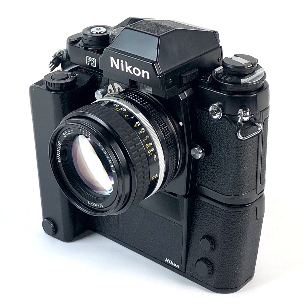 ニコン Nikon F3 アイレベル + Ai-S NIKKOR 50mm F1.4 フィルム マニュアルフォーカス 一眼レフカメラ 【中古】