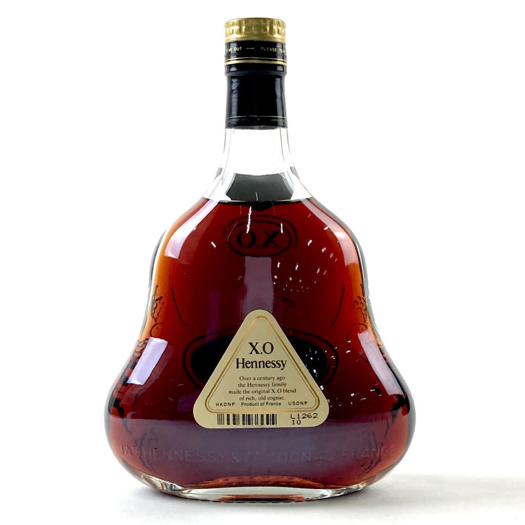 ヘネシー Hennessy XO 金キャップ クリアボトル 700ml ブランデー コニャック 【古酒】