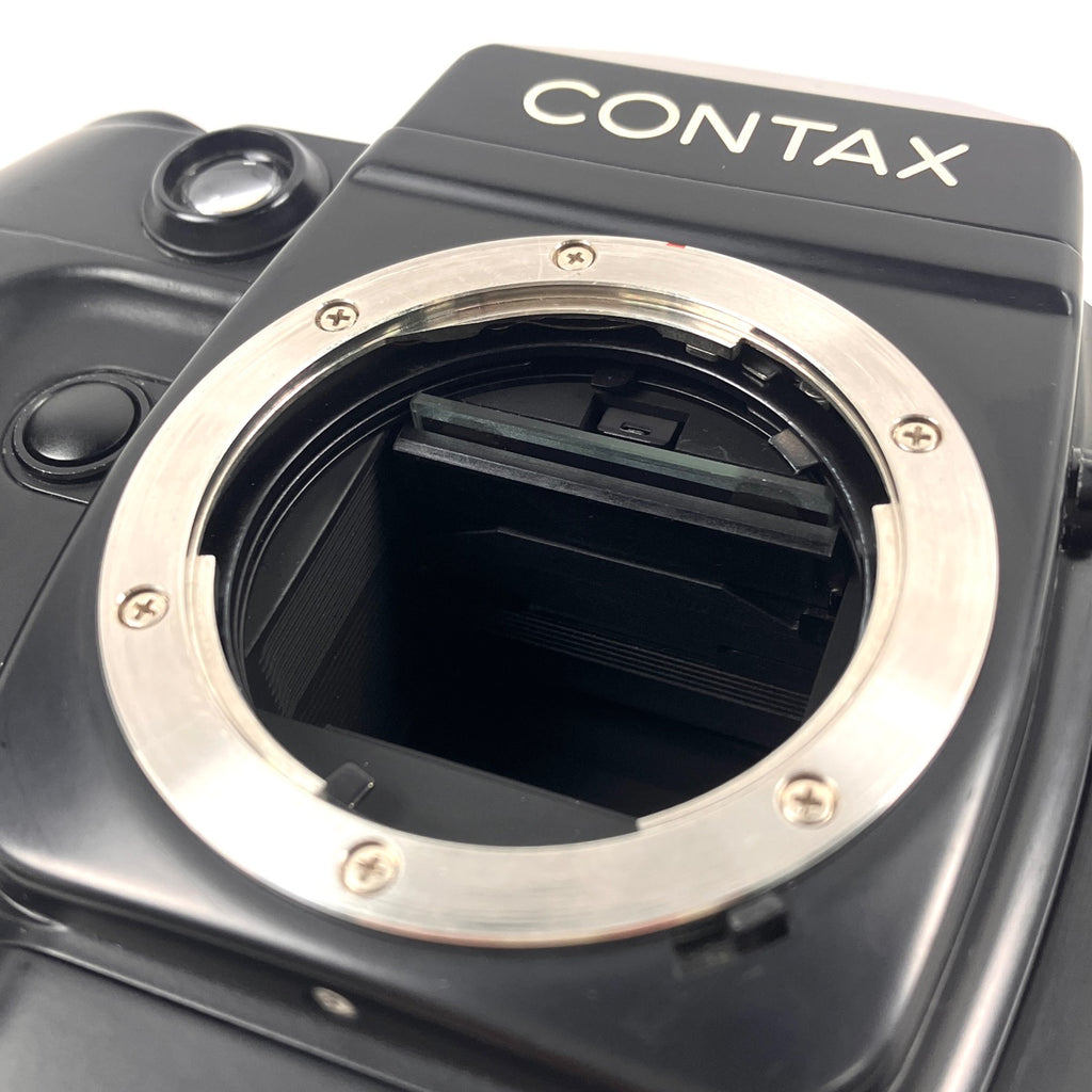 コンタックス CONTAX AX + Distagon T* 28mm F2.8 AEJ ディスタゴン［ジャンク品］ フィルム マニュアルフォーカス 一眼レフカメラ 【中古】