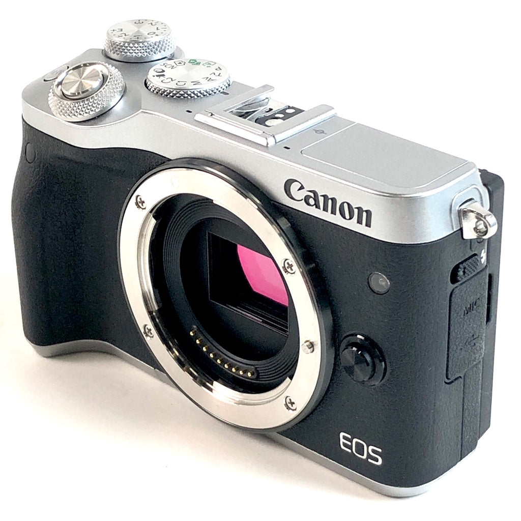 キヤノン Canon EOS M6 ボディ シルバー デジタル ミラーレス 一眼カメラ 【中古】