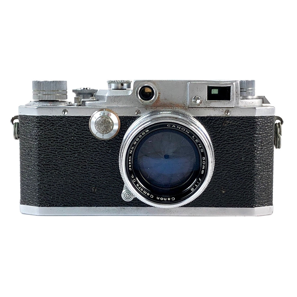 キヤノン Canon IID + 50mm F1.8 Lマウント L39 ［ジャンク品］ フィルム レンジファインダーカメラ 【中古】