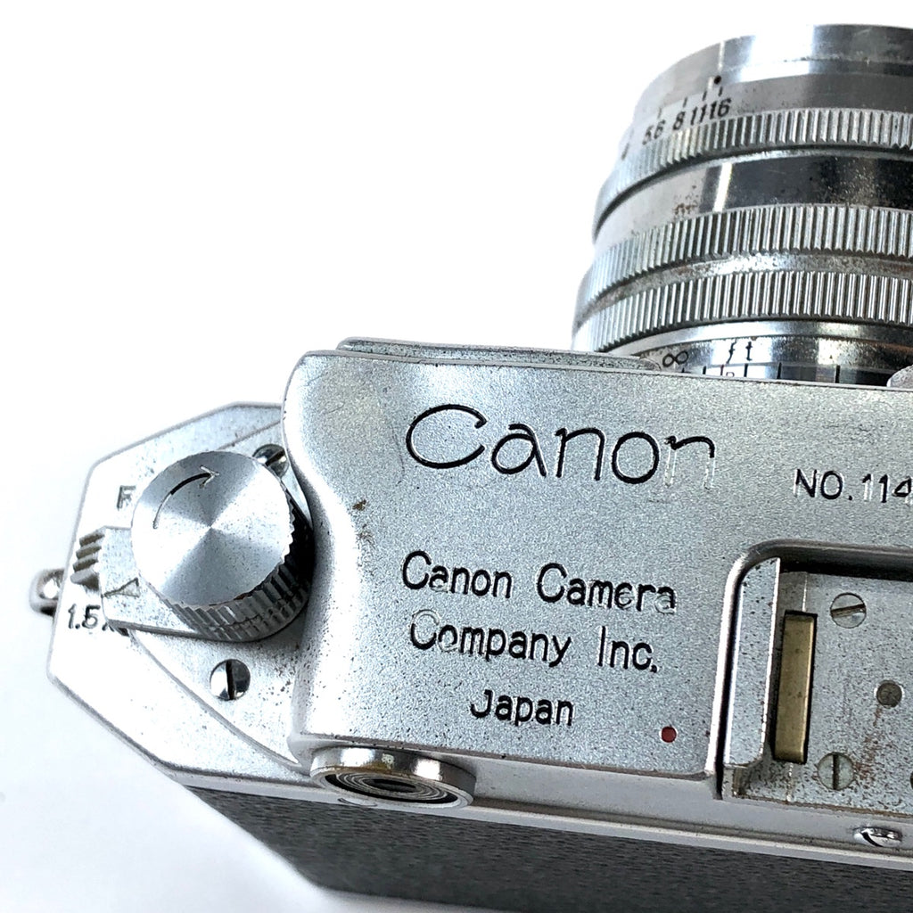 キヤノン Canon IID + 50mm F1.8 Lマウント L39 ［ジャンク品］ フィルム レンジファインダーカメラ 【中古】