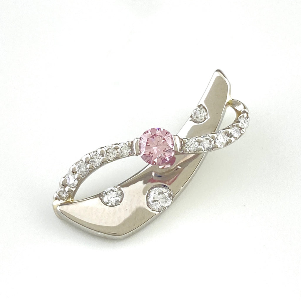 メレダイヤデザインペンダントトップ プラチナ ペンダントトップ Pt900 ダイヤモンド レディース 【中古】nbjwl