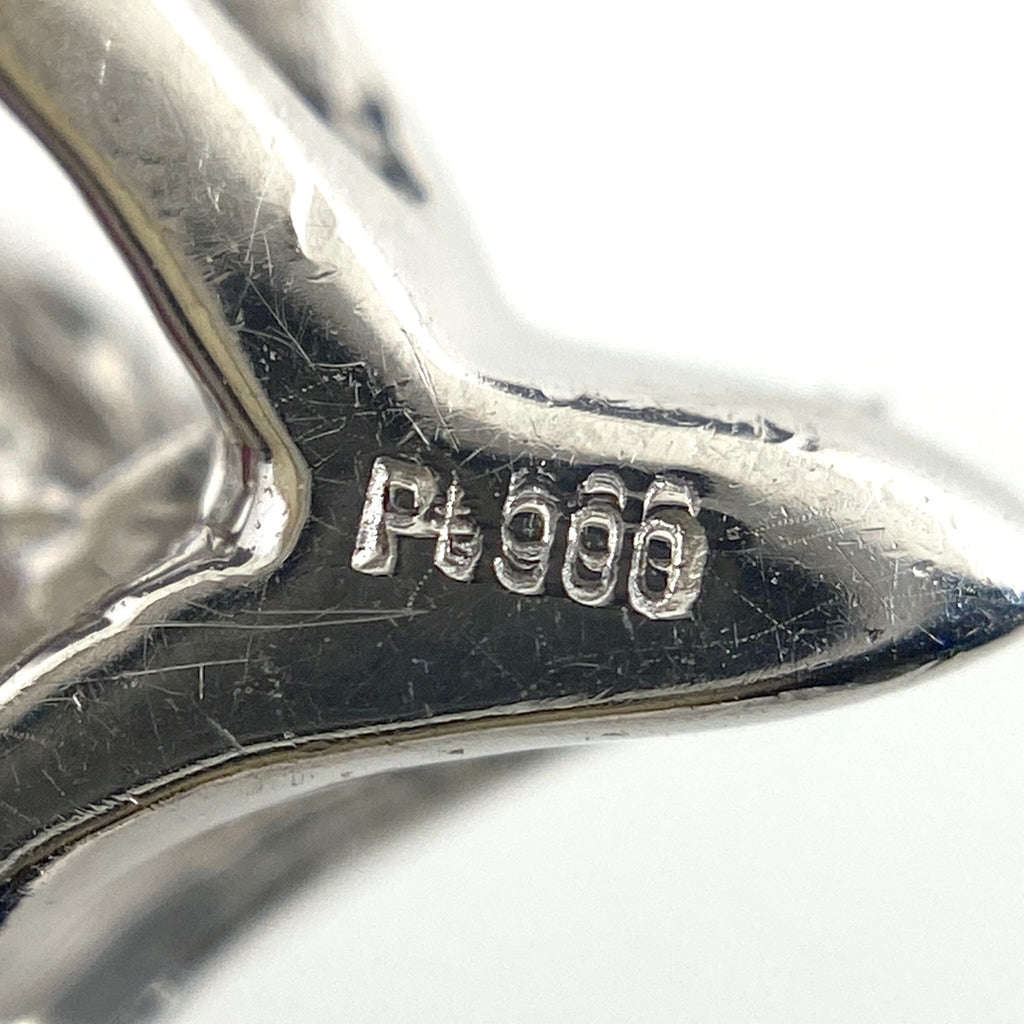 トルマリン デザインネックレス プラチナ ペンダント ダイヤモンド ネックレス Pt900 Pt850 トルマリン レディース 【中古】 
 ラッピング可