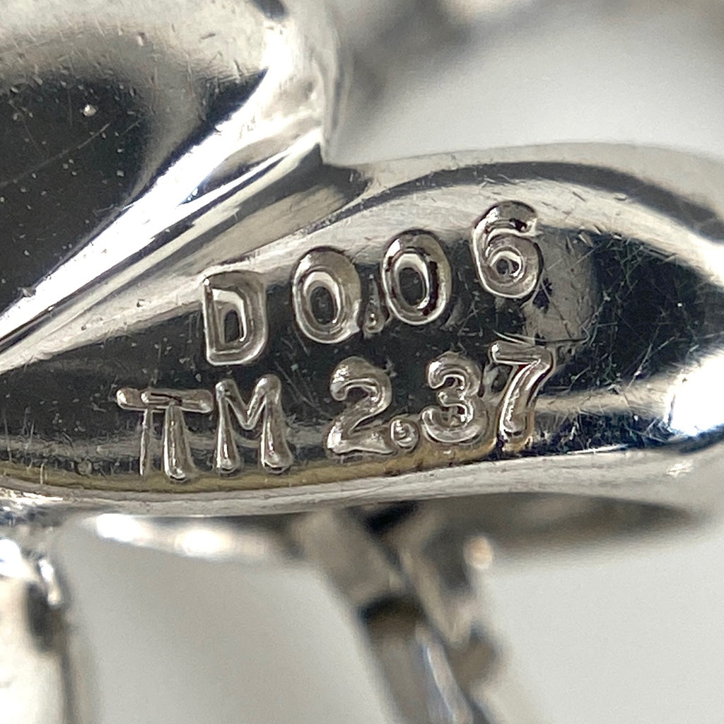 トルマリン デザインネックレス プラチナ ペンダント ダイヤモンド ネックレス Pt900 Pt850 トルマリン レディース 【中古】 
 ラッピング可
