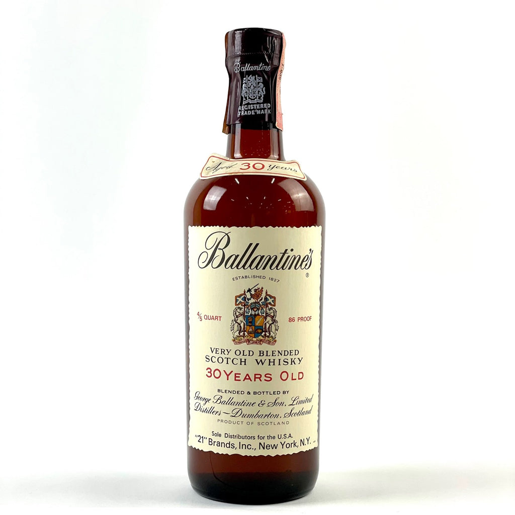 バランタイン Ballantines 30年 ベリーオールド 青青旗 760ml スコッチウイスキー ブレンデッド 【古酒】