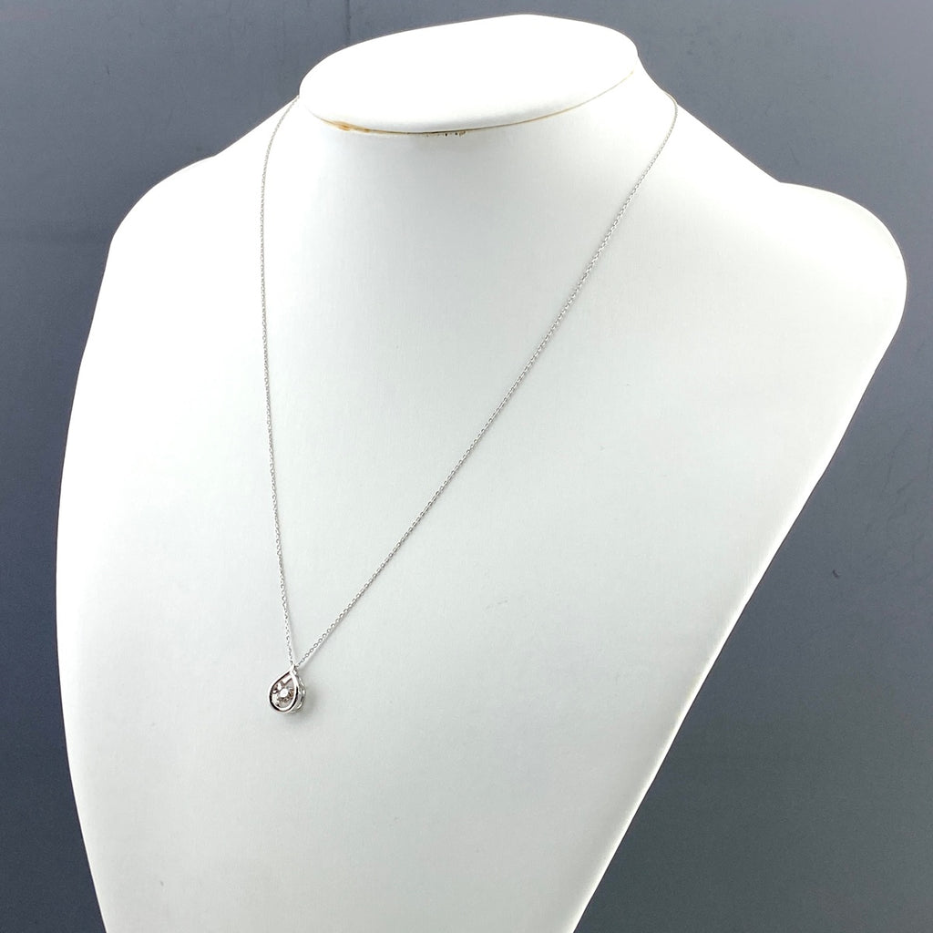 ダイヤモンド デザインネックレス プラチナ ペンダント ネックレス Pt900 Pt850 ダイヤモンド レディース 【中古】nbjwl