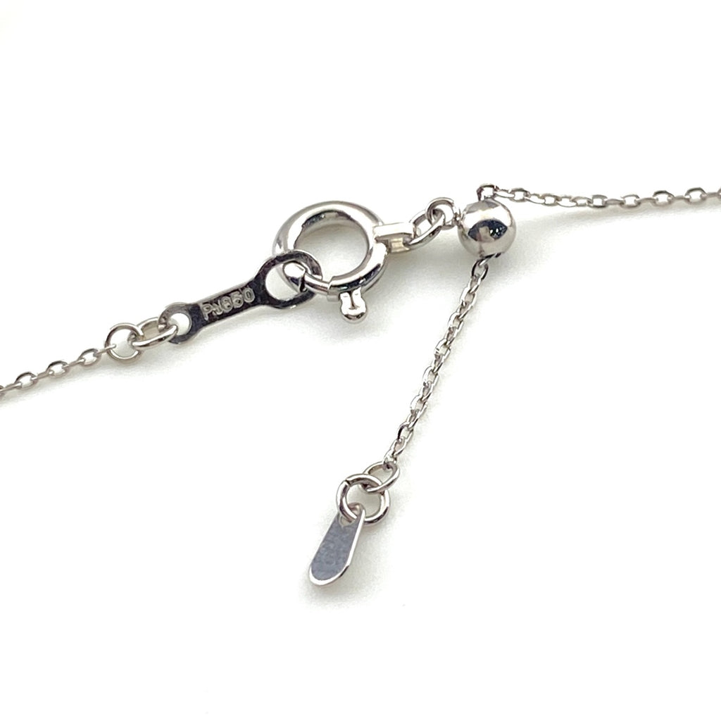 ダイヤモンド デザインネックレス プラチナ ペンダント ネックレス Pt900 Pt850 ダイヤモンド レディース 【中古】nbjwl
