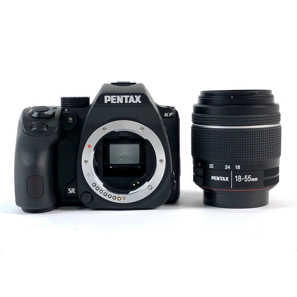 ペンタックス PENTAX KF DA L 18-55WR レンズキット ブラック デジタル 一眼レフカメラ 【中古】