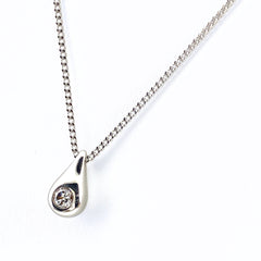 ダイヤモンド デザインネックレス プラチナ ペンダント ネックレス Pt900 Pt850 ダイヤモンド レディース 【中古】nbjwl