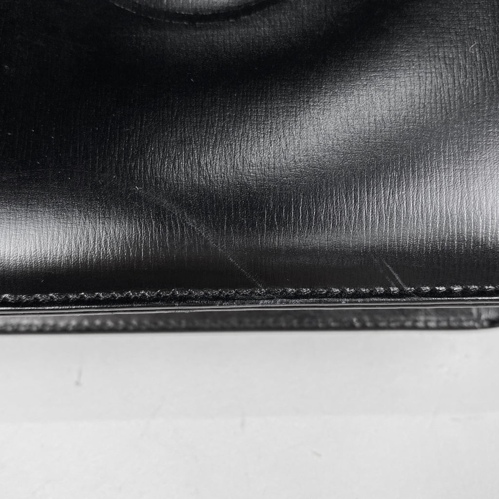 セリーヌ 馬車金具 ショルダーバッグ 肩掛け ショルダーバッグ レザー ブラック レディース 【中古】brbag