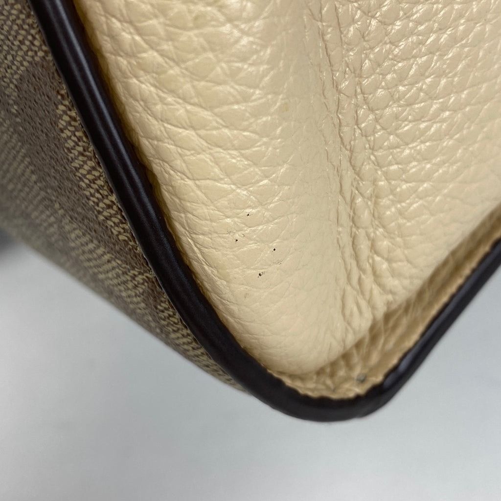 コーチ シグネチャー ハンドバッグ 2WAY ショルダーバッグ ハンドバッグ コーティングキャンバス ブラウン ベージュ CE569 レディース 【中古】brbag