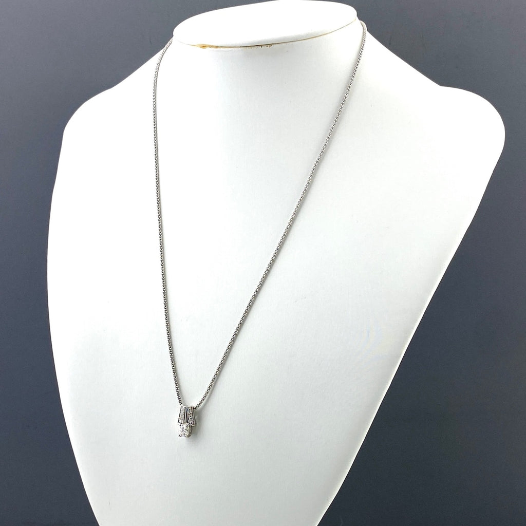 ポーラ メレダイヤ デザインネックレス プラチナ ペンダント ネックレス Pt900 Pt850 ダイヤモンド レディース 【中古】brjwl