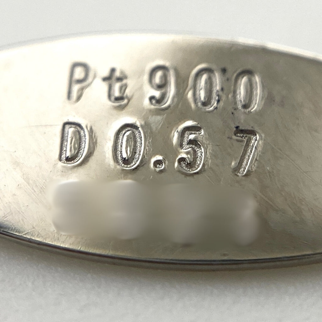 ポーラ メレダイヤ デザインネックレス プラチナ ペンダント ネックレス Pt900 Pt850 ダイヤモンド レディース 【中古】brjwl