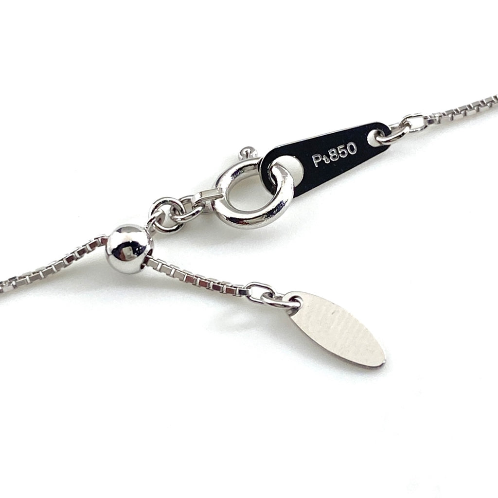メレダイヤ デザインネックレス プラチナ ペンダント ネックレス Pt900 Pt850 ダイヤモンド レディース 【中古】nbjwl