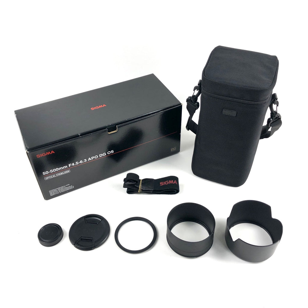 シグマ SIGMA APO 50-500mm F4.5-6.3 DG OS HSM (ニコンF用) 一眼カメラ用レンズ（オートフォーカス） 【中古】