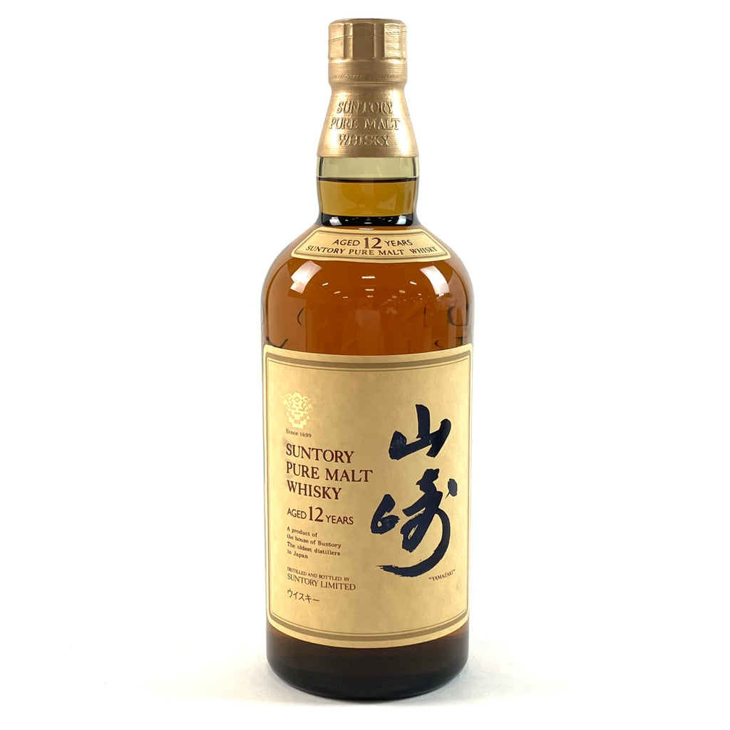 【東京都内限定お届け】サントリー SUNTORY 山崎 12年 ピュアモルト 華 750ml 国産ウイスキー 【古酒】