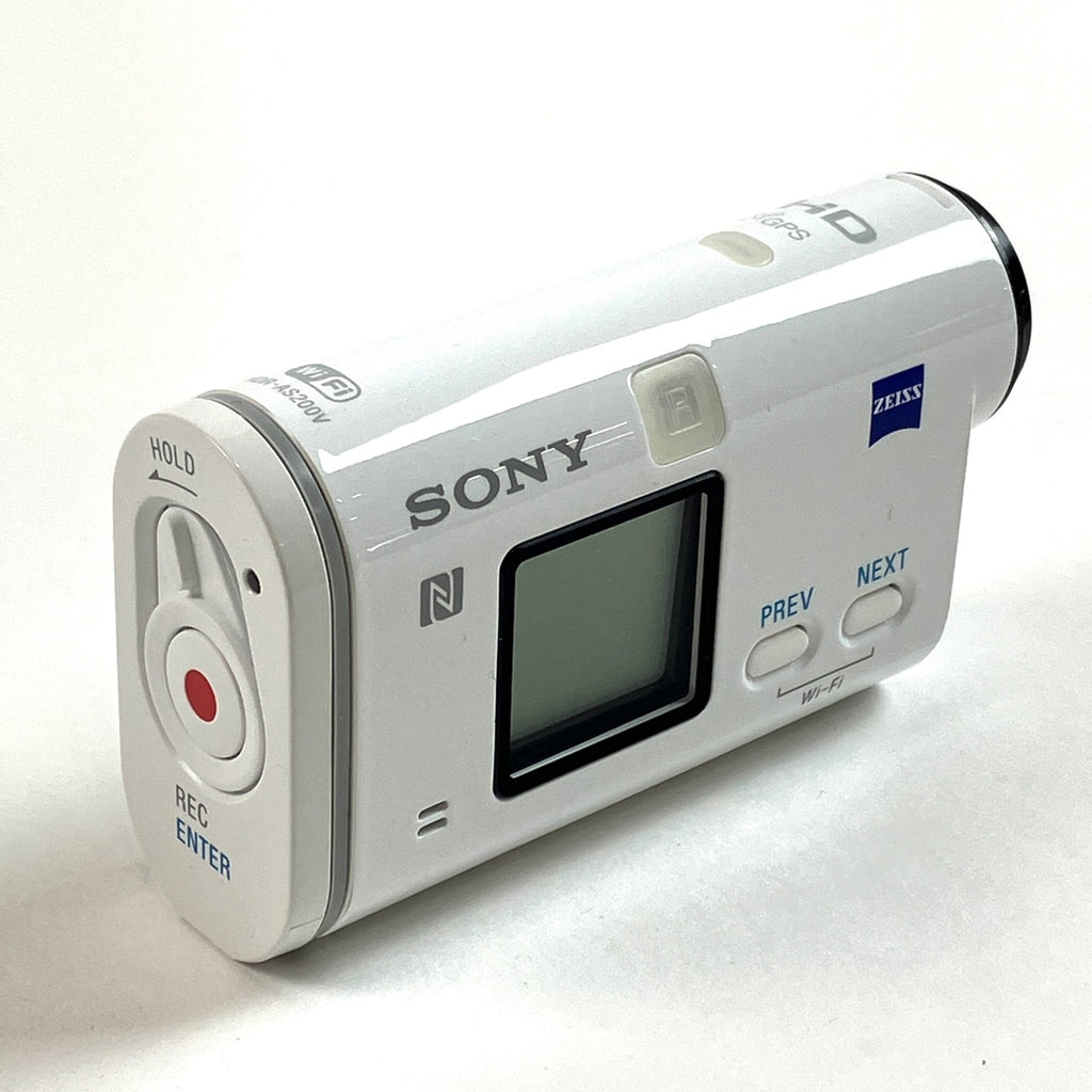 ソニー SONY HDR-AS200V WC アクションカム ＋ RM-LVR2 ライブビューリモコン デジタルビデオカメラ 【中古】